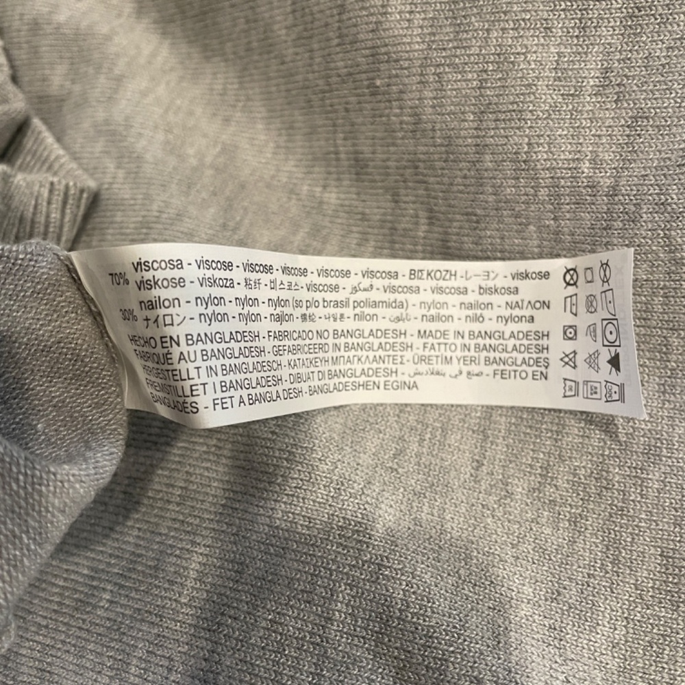 Nwot Gap Basic Gray Knit Sweatshirt Mini Dress Wi… - image 6